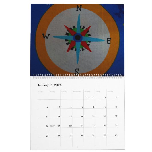 海賊の子供 カレンダー (1月 2026)