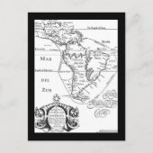 海賊の宝の地図はがき ポストカード (正面)