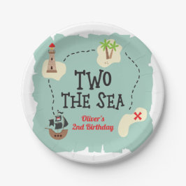 海賊の宝の地図2海の2番目の誕生日 ペーパープレート