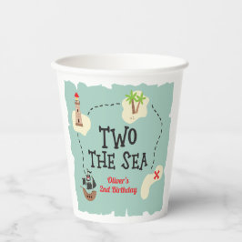 海賊の宝の地図2海の2番目の誕生日 紙コップ