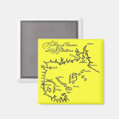 海賊の宝の地図 マグネット (正面/裏面)