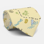 海賊の宝地図と戦利品のネクタイ ネクタイ (ロール)