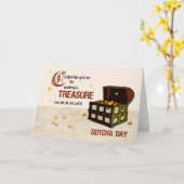 海賊の宝物ゴッチャ・デイ、ボーイ カード (黄色い花)