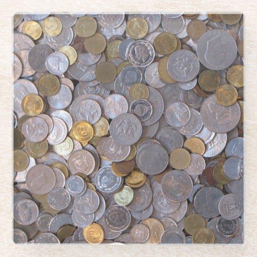 海賊の宝物 ガラスコースター (正面)