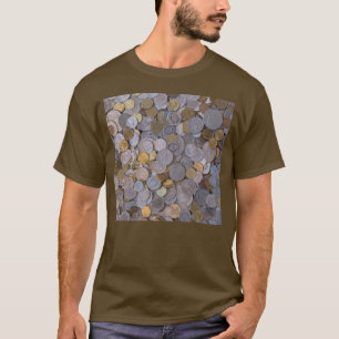 海賊の宝物 – コインでいっぱい Tシャツ