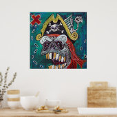 海賊の宝石図のポスター ポスター (キッチン)