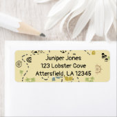 海賊の宝石地図差出人住所ラベル ラベル (インサイチュ)