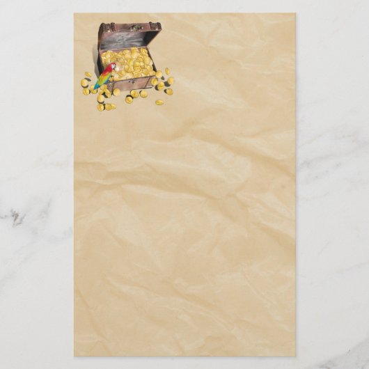 海賊の宝箱オンクリンクル紙 便箋 (正面)