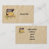 海賊の宝箱オンクリンクル紙 名刺 (正面/裏面)