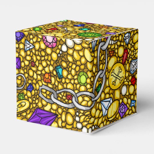 海賊の宝箱パーティーの好意 フェイバーボックス (裏面サイド)