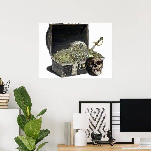 海賊の宝箱1 ポスター (ホームオフィス)