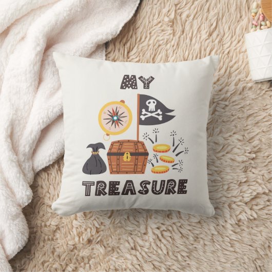 海賊の宝箱 クッション (ブランケット)