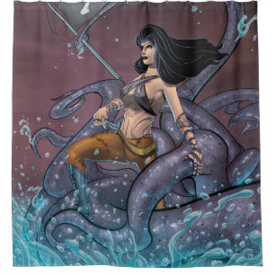 海賊の少女 シャワーカーテン