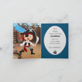 海賊の少年パーティーカード カード (内部)