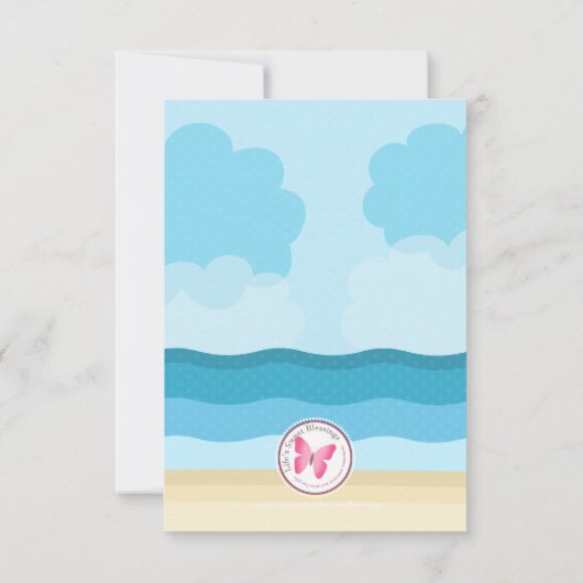 海賊の少年 招待状 (裏面)