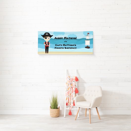 海賊の少年 横断幕 (インサイチュ)