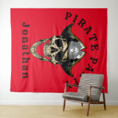 海賊の幽霊ドクロマーク タペストリー (インサイチュ(横))