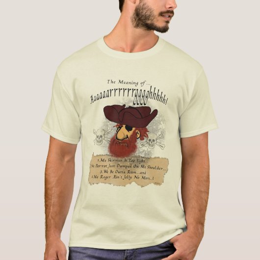 海賊の悲哀 Tシャツ (正面)