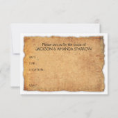 海賊の愛 招待状 (裏面)