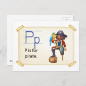 海賊の手紙P ポストカード (正面/裏面)