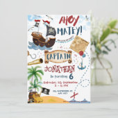 海賊の招待状 即時ダウンロード 招待状 (スタンド正面)