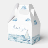 海賊の旗 男の子 海洋ベイビーシャワー フェイバーボックス (裏面サイド)