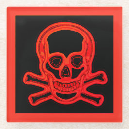 海賊の日のように話す ガラスコースター