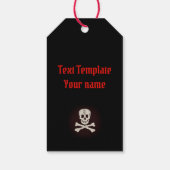 海賊の日のように話す ギフトタグ (裏面)