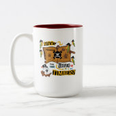 海賊の日のように話す ツートーンマグカップ (左)