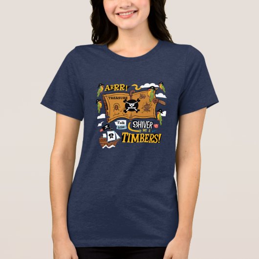海賊の日のように話す トライブレンドTシャツ (正面)