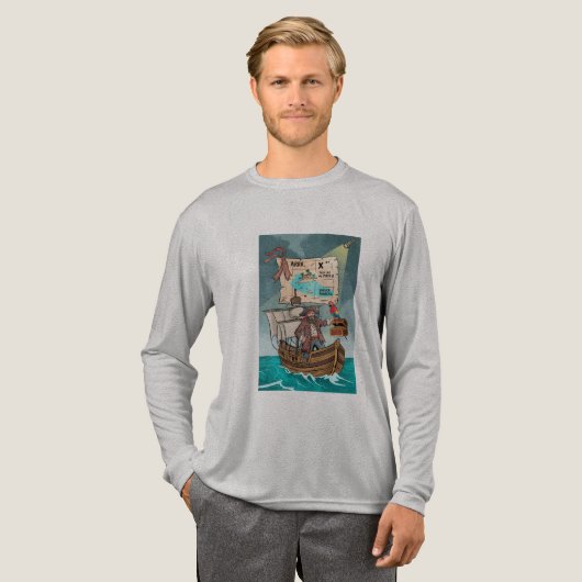 海賊の日のように話す トライブレンドTシャツ (正面全体)