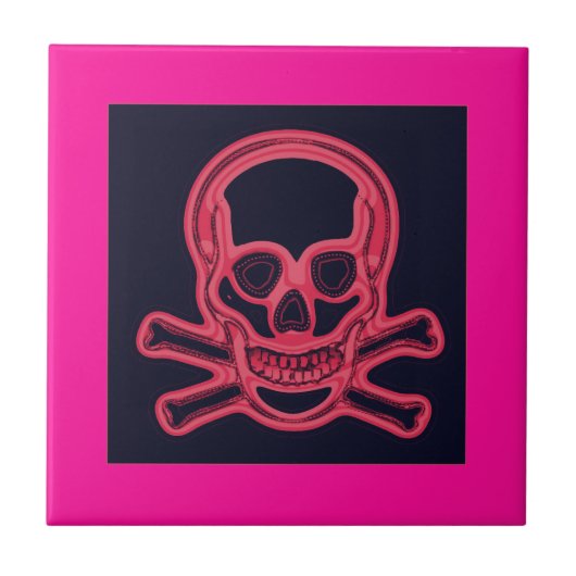 海賊の日のように話す、ピンク タイル (正面)