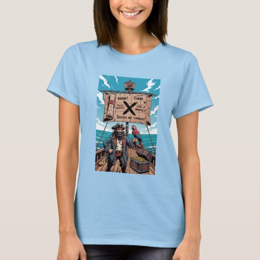 海賊の日のように話す Tシャツ (正面)