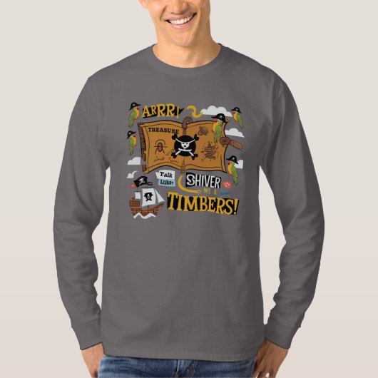 海賊の日のように話す Tシャツ (正面)