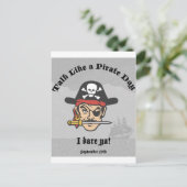 海賊の日のように話せ！ ポストカード (スタンド正面)