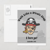 海賊の日のように話せ！ ポストカード (正面/裏面)