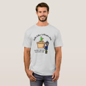 海賊の日のパイ食べのTシャツのように話す Tシャツ (正面フル)