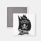 海賊の日の船のように話す マグネット (正面/裏面)