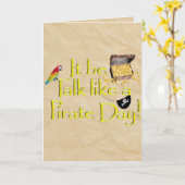 海賊の日みたいに話すんだ! カード (黄色い花)