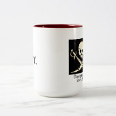 海賊の朝のコーヒー・マグ ツートーンマグカップ (中央)