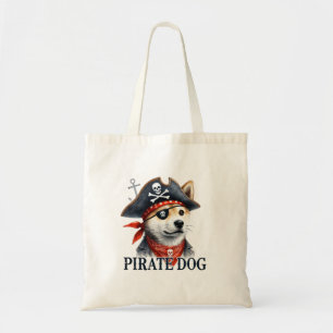 海賊の犬 – デジタルウォーターカラートートバッグ トートバッグ
