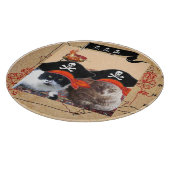 海賊の猫、海賊の日みたいな話 カッティングボード (角)