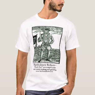 海賊の王国の黒のバート Tシャツ