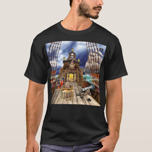 海賊の略奪宝 Tシャツ (正面)