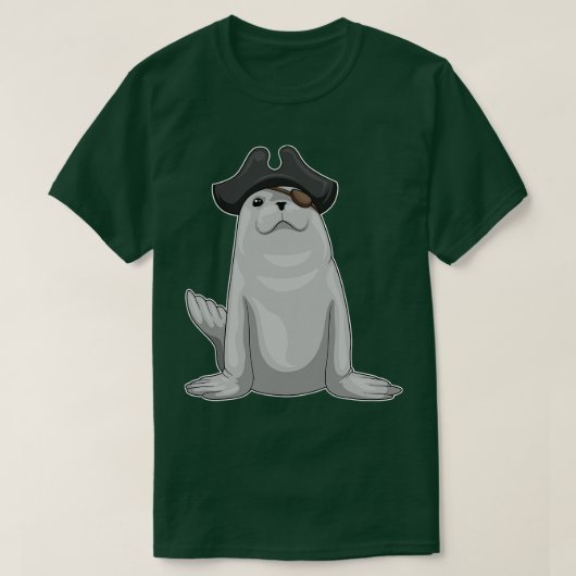 海賊の目の封印 Tシャツ (デザイン正面)