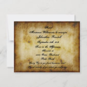 海賊の結婚式招待状 招待状 (裏面)