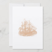 海賊の結婚式招待状 招待状 (裏面)