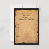 海賊の結婚式 招待状 (裏面)