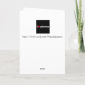 海賊の聖降誕祭の願い シーズンカード (裏面)