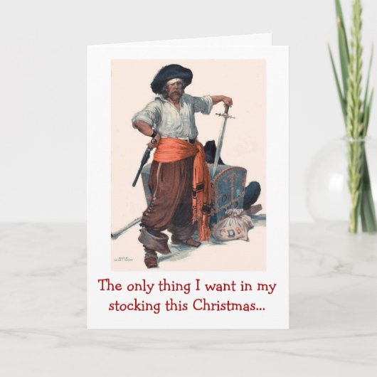 海賊の聖降誕祭の願い シーズンカード (正面)